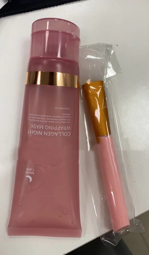 Face Mask Collagen Natural Ingredients Firming Elasticity & Hydration For Skin Care