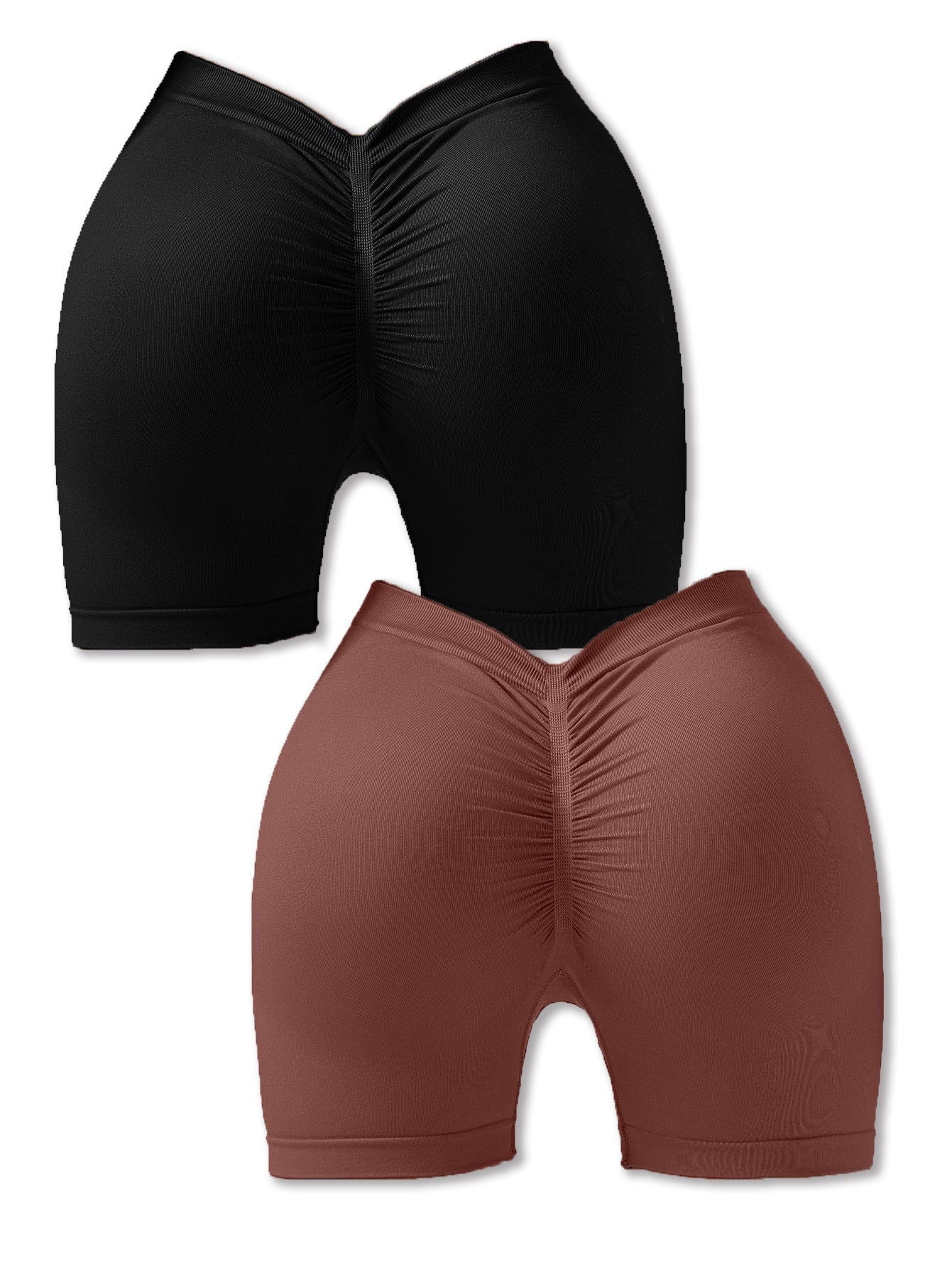 Beyondfit 2 Workout Shorts Sculpting V-Back - Butt Lifting