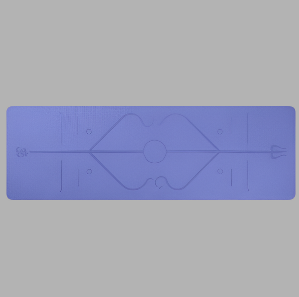 Beyondfit Non Slip - Yoga Mat Position Line