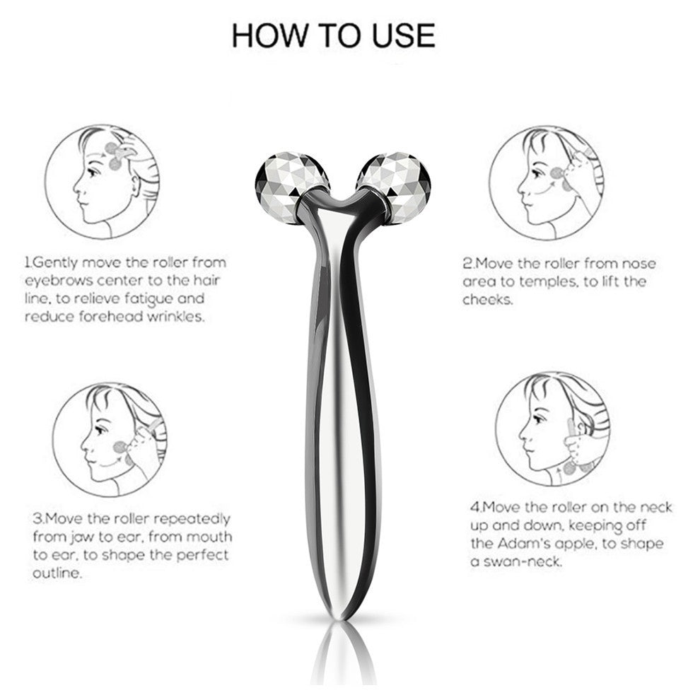 Beyondfit Facial Roller Massage Y Shape Wrinkle Remover