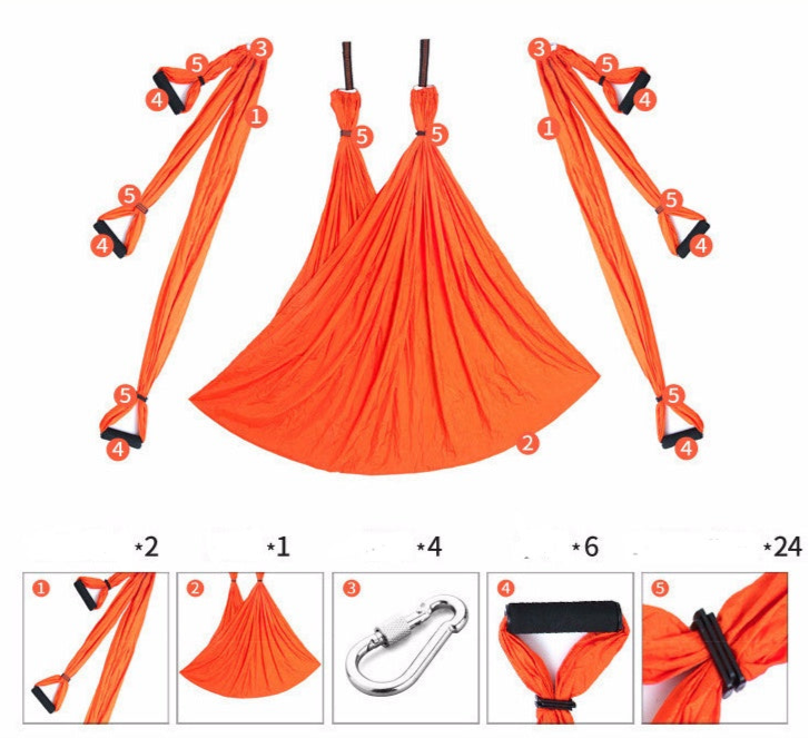 Beyondfit Anti Gravity Yoga Hammock