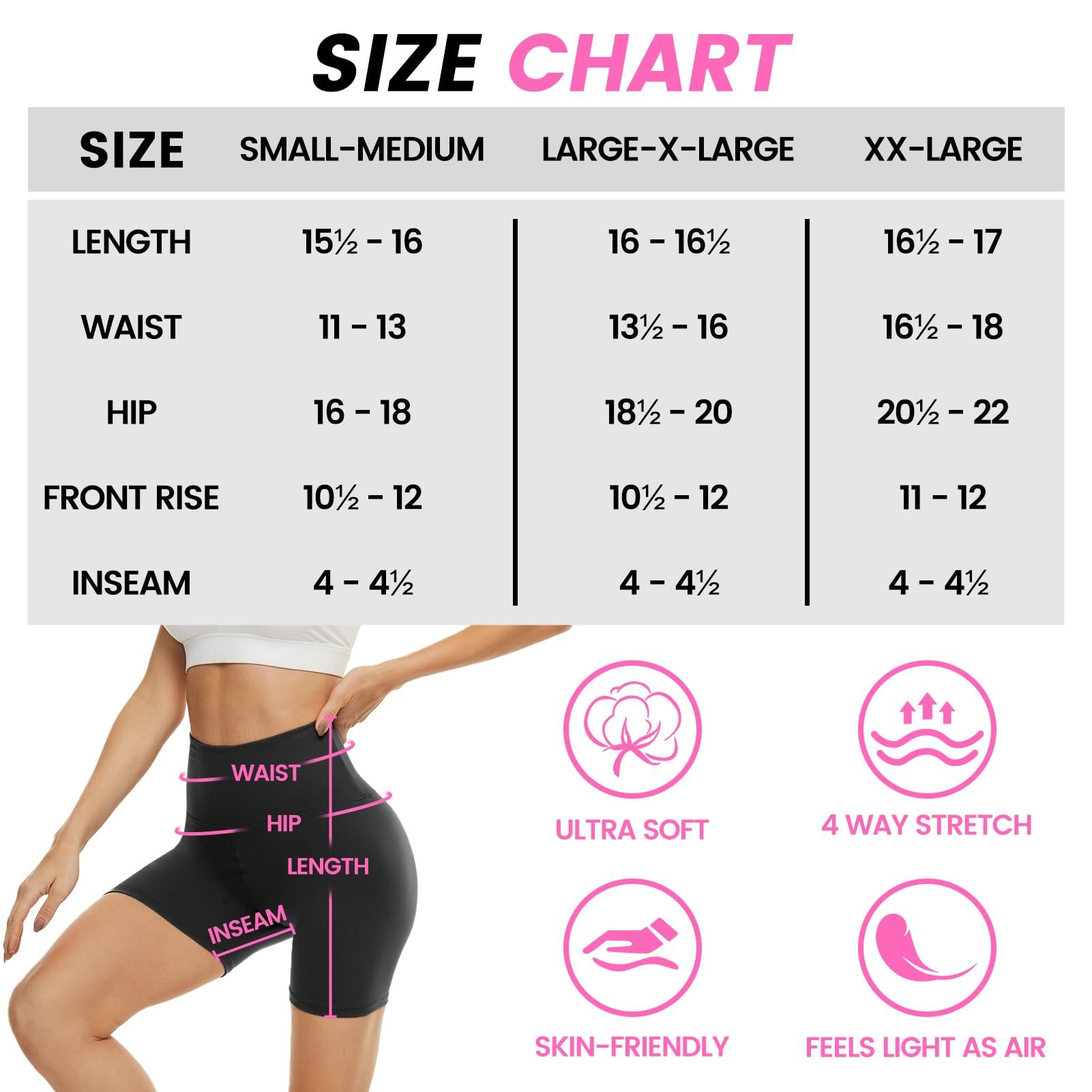 Beyondfit Short Leggings - 3 Color Pack