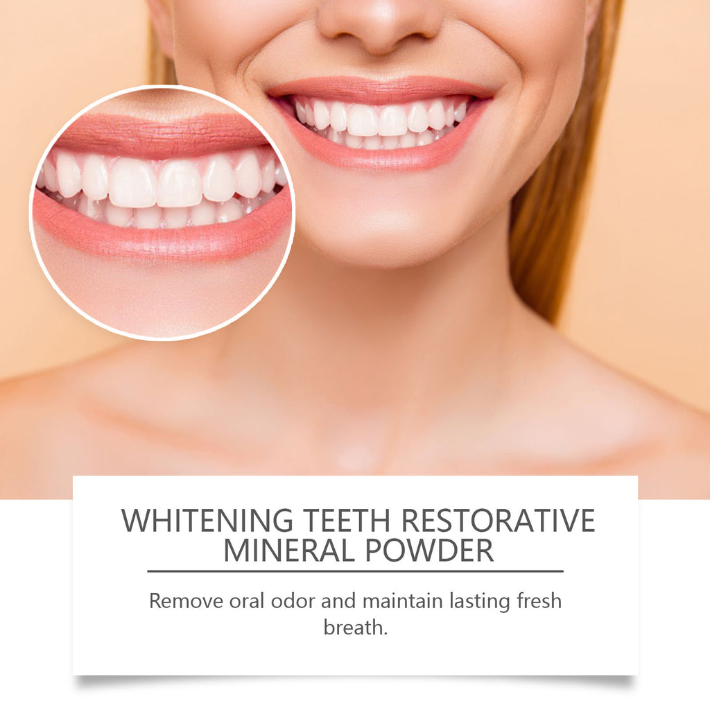 Purple Bright White Beauty Toothpowder Gentle Oral Cleaning