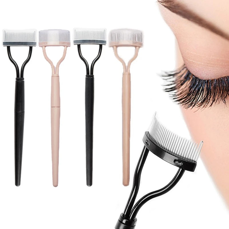Beyondfit Eyelash Separator Metal Teeth Foldable Mascara Curl Makeup Tool
