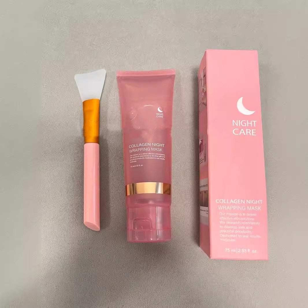 Face Mask Collagen Natural Ingredients Firming Elasticity & Hydration For Skin Care