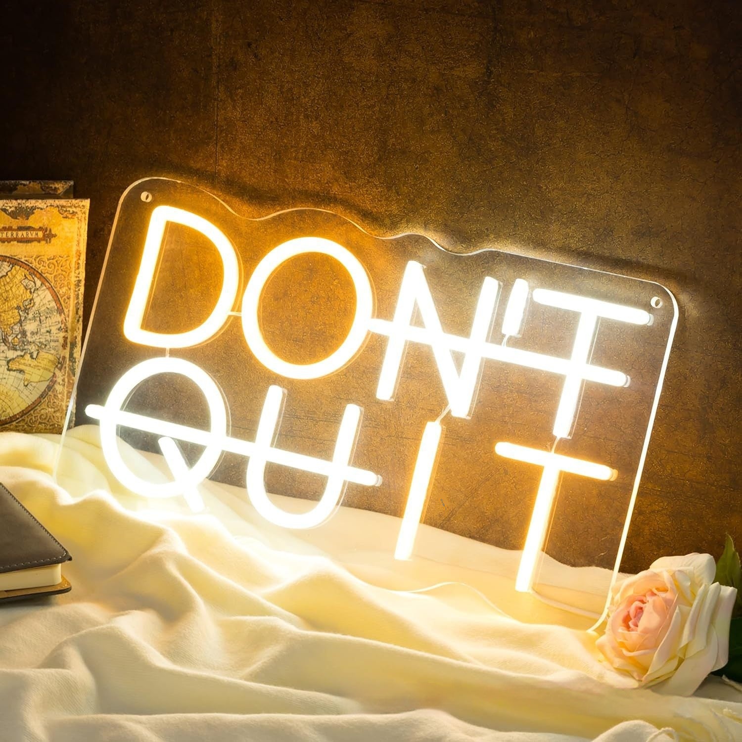 Beyondfit Don't Quit Gym Neon Lights