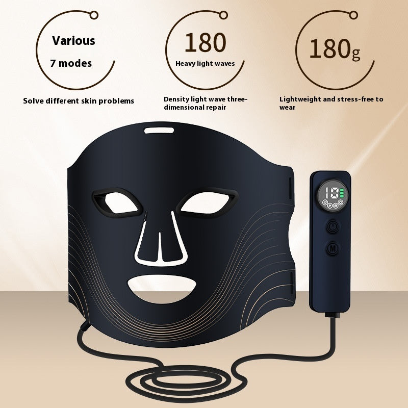 Beyondfit LED Infrared Silicone Beauty Mask – Portable, Breathable, Multifunctional Skincare Device