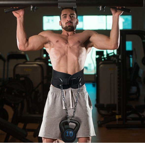 Beyondfit |Belt Men's Pull-up Barbell Disk Weight-bearing Equipment