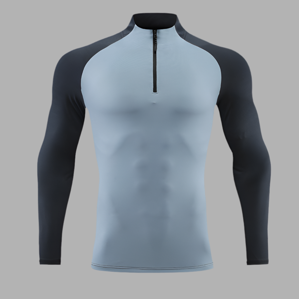 Beyondfit Mock Neck Half-zip Gym Suit