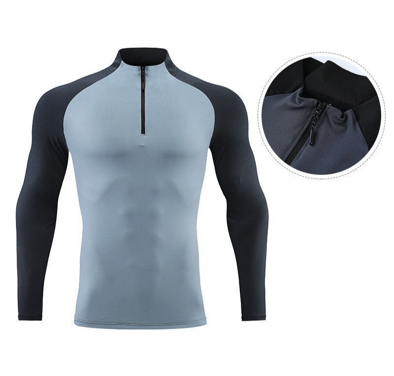 Beyondfit Mock Neck Half-zip Gym Suit