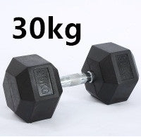 Beyondfit Fitness Hexagonal Rubberized Fixed Dumbbell