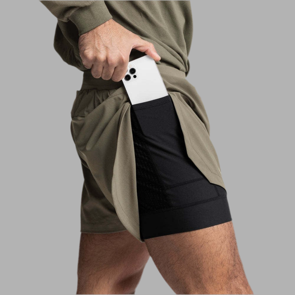 Beyondfit Men's Gym Shorts Stretch  "With pockets"