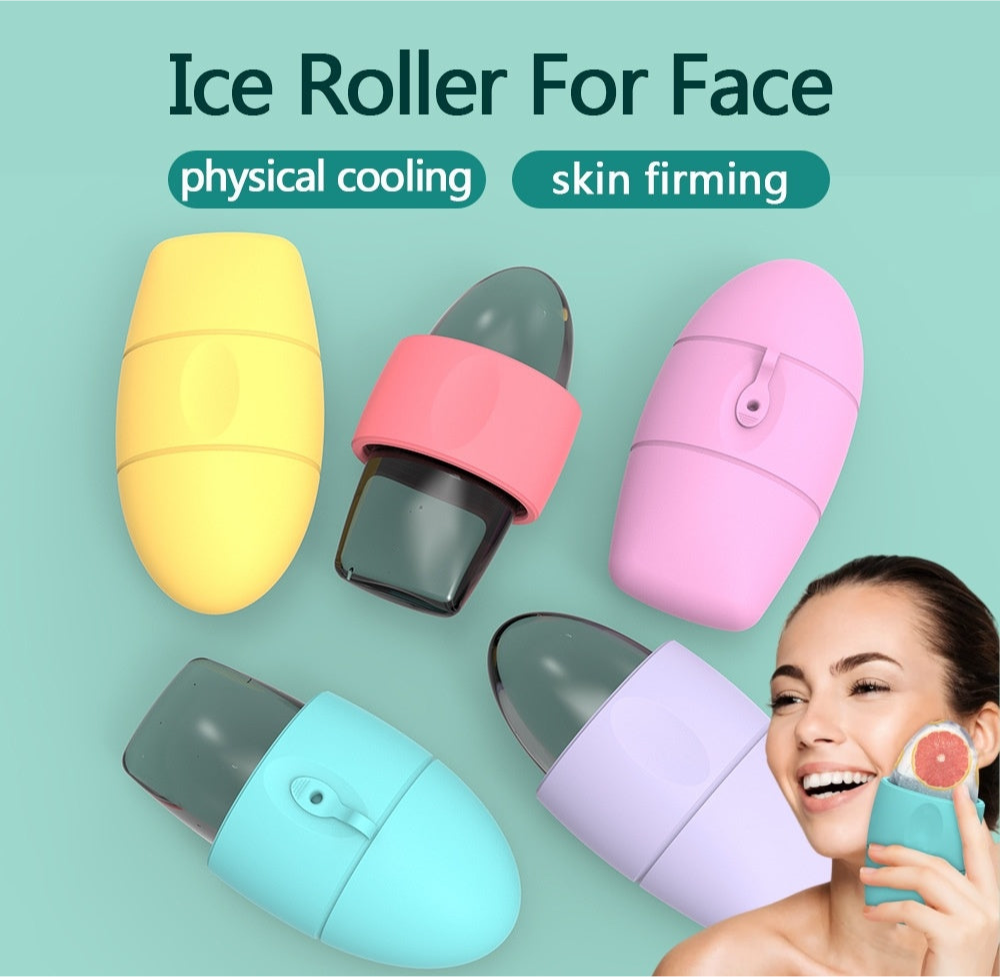 Beyondfit Ice Face Roller – Contours, Reduces Pores & Dark Circles | Eye, Neck & Skin Care Tool