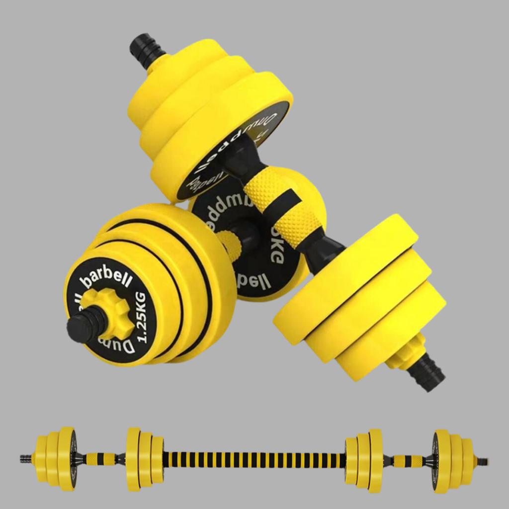 Beyondfit Adjustable Weight Set-Dumbbells + Barbell For Full Body Workout