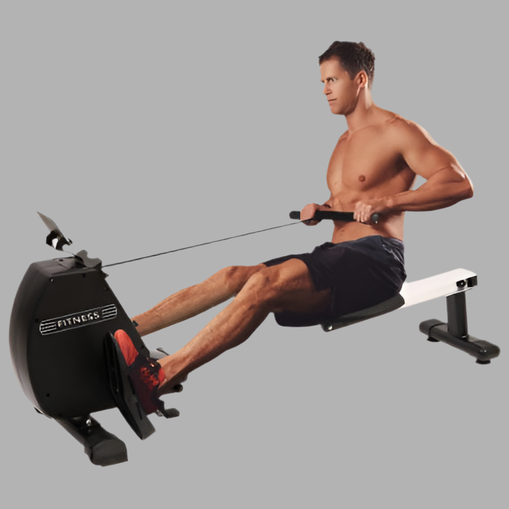 Beyondfit Rowing Machine 264 LBS Weight Capacity - Foldable -  With Comfortable Seat Cushion