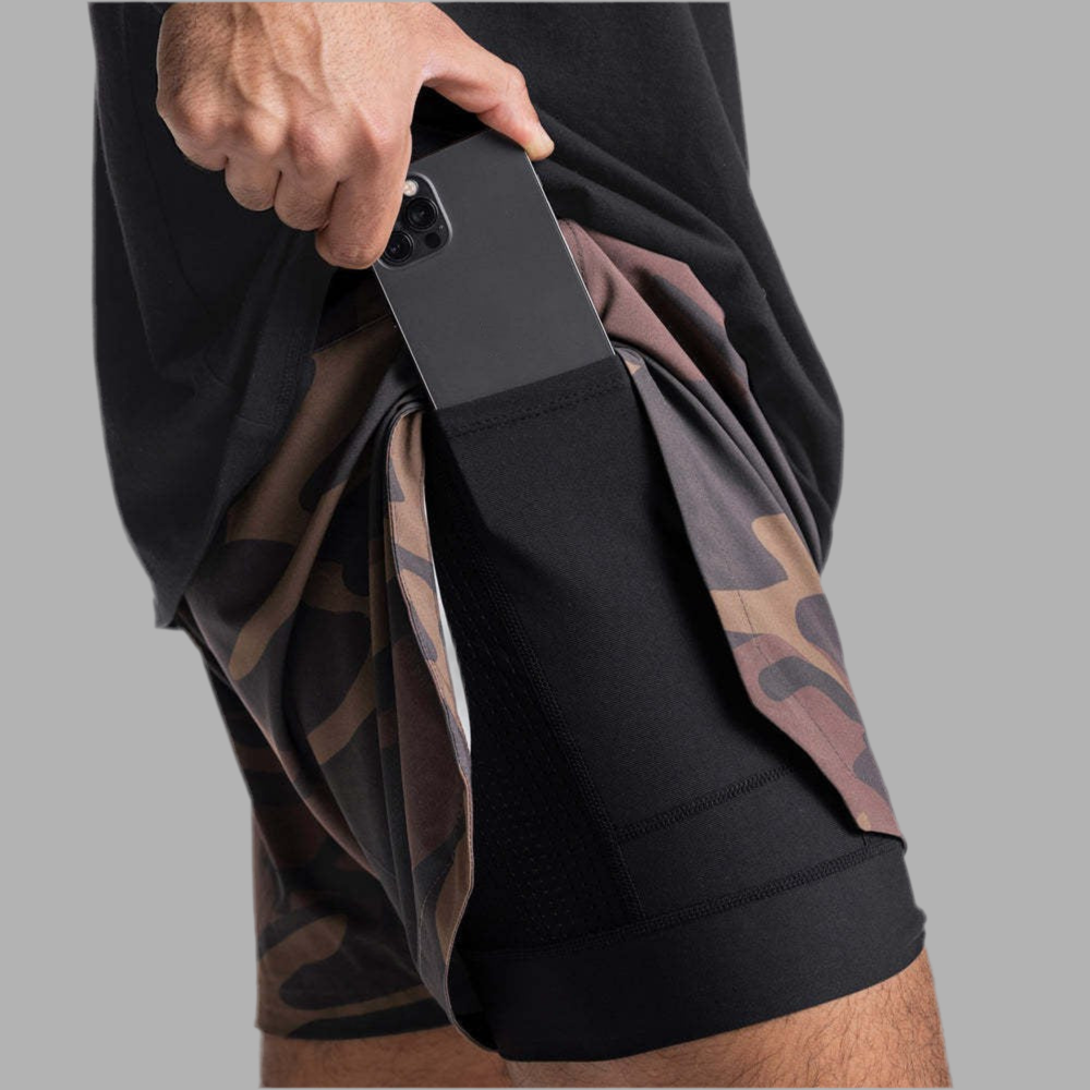Beyondfit Men's Gym Shorts Stretch  "With pockets"
