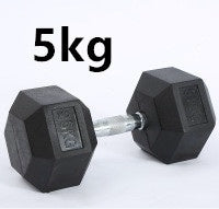 Beyondfit Fitness Hexagonal Rubberized Fixed Dumbbell