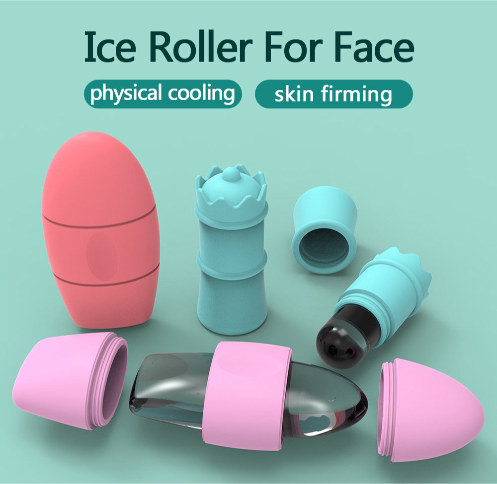 Beyondfit Ice Face Roller – Contours, Reduces Pores & Dark Circles | Eye, Neck & Skin Care Tool