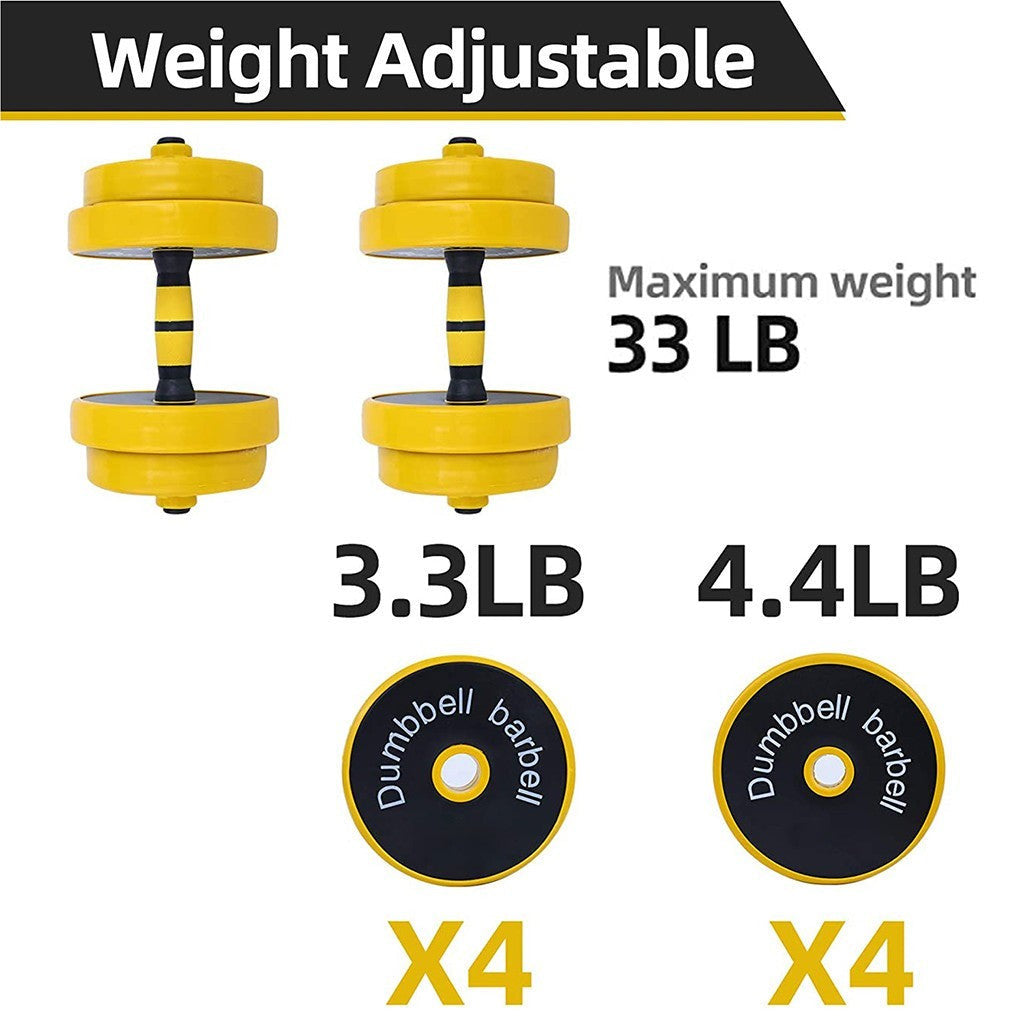 Beyondfit Adjustable Weight Set-Dumbbells + Barbell For Full Body Workout