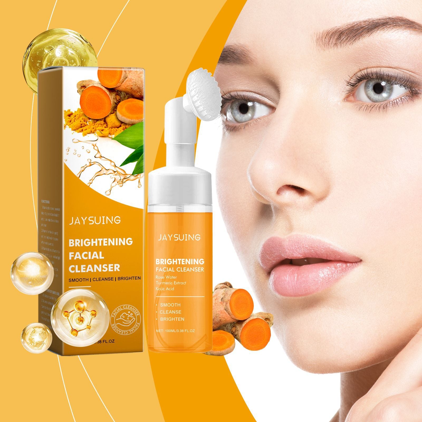 Beyondfit Turmeric Deep Cleansing Moisturizing Skin Facial Cleanser