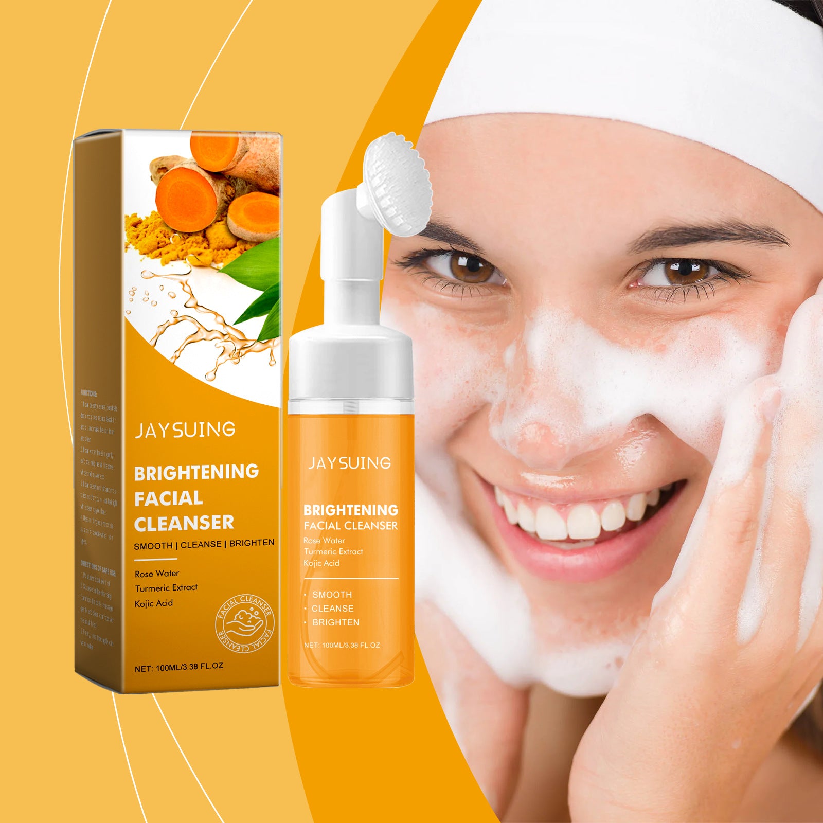 Beyondfit Turmeric Deep Cleansing Moisturizing Skin Facial Cleanser