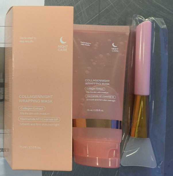 Face Mask Collagen Natural Ingredients Firming Elasticity & Hydration For Skin Care